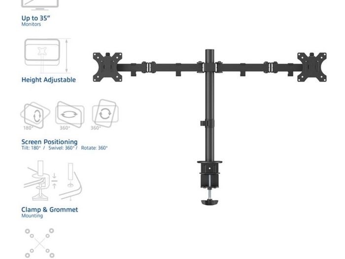 Desktop mount ACT AC8302