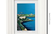 Sorrento Terrace, Dalkey, A6 framed print by artist Helen Mathews