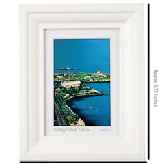 Sorrento Terrace, Dalkey, A6 framed print by artist Helen Mathews