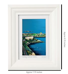 Sorrento Terrace, Dalkey, A6 framed print by artist Helen Mathews