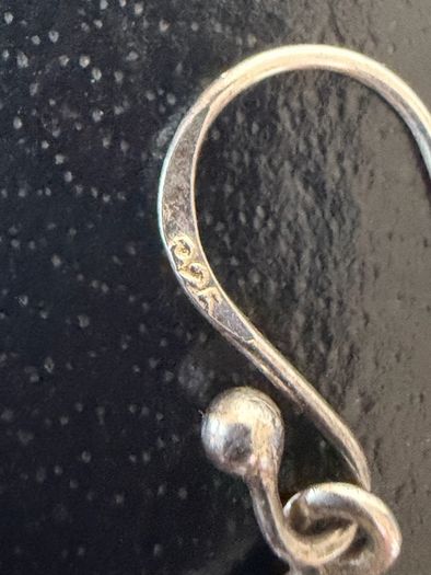 silver earrings