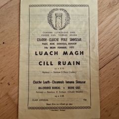 Original 1975 Tipperary County Senior Football Final  Programme