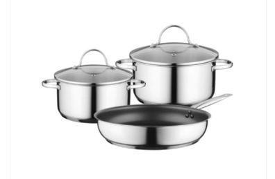 brand new Berghoff 3 piece induction hob cookware set