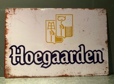 Hoegaarden Tin Metal sign