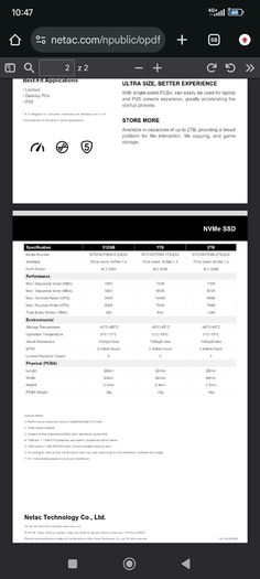 2tb Nvme Ssd Natec Nv7000 M.2 2280 PCIE 4.0 7300/6700mb/s 1280tbw