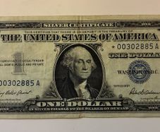 US 1 Dollar Silver Cert - Star Note / Replacememt