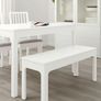 White Kitchen / Living Room Bench as new Image 2