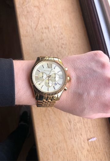 michael kors gold mens watch
