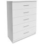 Storage Cabinet Chipboard 71x35x106 cm White Image 2