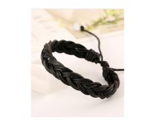 Black or Brown Leather Bracelet