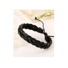 Black or Brown Leather Bracelet