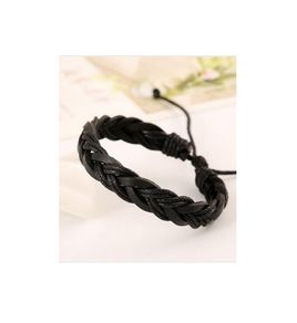 Black or Brown Leather Bracelet