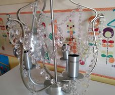 Ikea Kristaller chandelier light