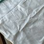 Vintage linen oval tablecloth Image 2