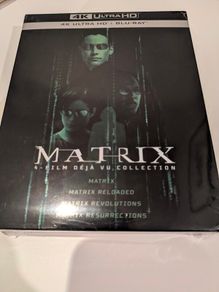 The Matrix 1-4 4k and blu ray boxset