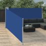 Retractable Side Awning Blue 100x1000 cm Image 3