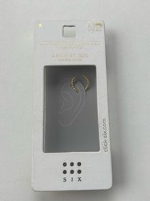 SIX Gold Plated Sterling Silver Earring