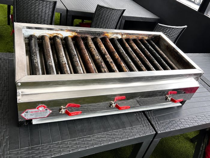 Commercial Kebab Grill 100 cm Stainless Steel.