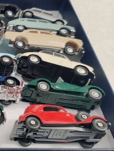 24 Vintage Car models: Wiking, Norev, Praline