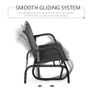 3-Seat Glider Rocking Chair for 3 People Garden Bench Patio Furniture Texteline (FREE SHIPPING) Image 6