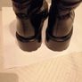 Roby & Pier Black Leather Chunky Boots Size 39/6 Image 4