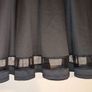 Gorgeous big pleat midi skirt with see through panel at bottom Image 3