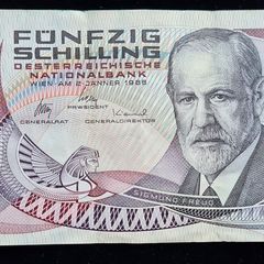 Austria 50 schilling 1986 banknote