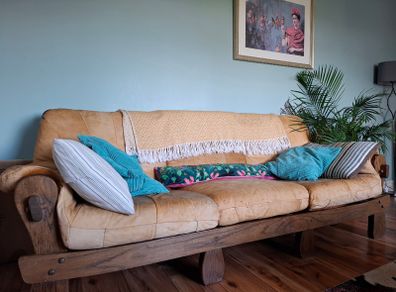 Free leather sofa