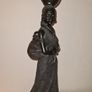 Large African mother and child statue Image 2