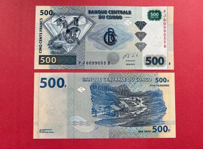 Congo  500 Francs  2013  ( uncirculated )  .
