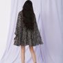 Maje Baby Doll Dress in Printed Silk Image 3