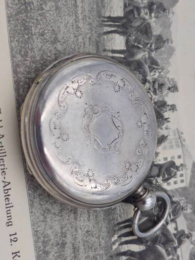 1800s Silver Swiss Made Key Pocket Watch for Restoration