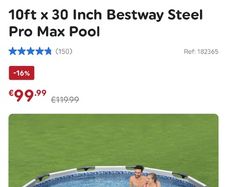Garden paddling pool