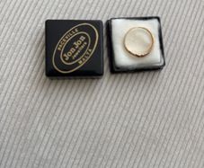 Vintage 9ct Gold Rope Twist Band Ring with Original 1987 Maltese Jeweler Box