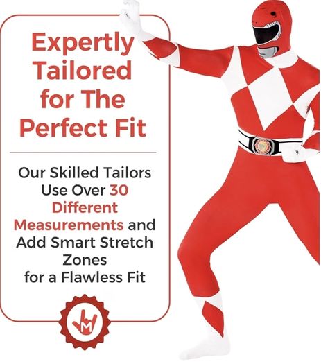 Morphsuits men's adults Power Rangers costume