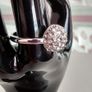 Platinum Plated Crystal Ring Image 3