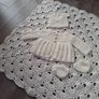 Stunning handmade complete christening set Image 4