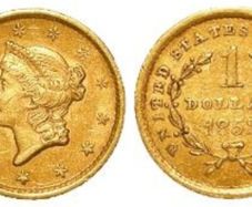 USA 1 dollar 22ct gold coin
