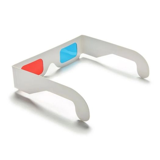 Universal Paper Anaglyph 3D Glasses Paper 3D Glasses View Anaglyph Red Cyan Red/Blue 3D Glass For Movie EF