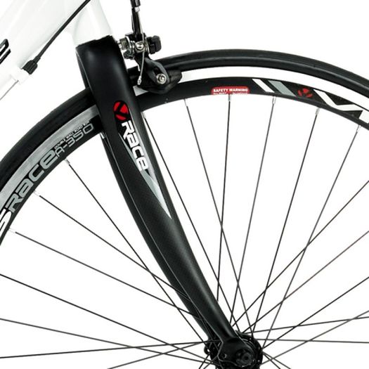 56cm Viking Elite 18 Speed STI 700c Wheel Gents, White