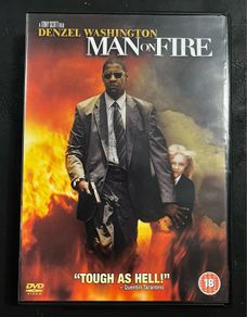 Man on Fire DVD staring Daniel Washington