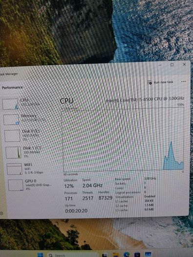 HP ProDesk 600 G4 SFF (i5 8th Gen) and power cable