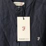 Farah shirt navy linen blend size small New with tags Image 2