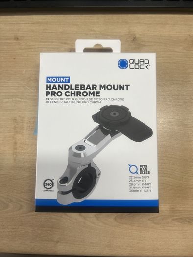 quadlock handlebar mount pro chrome