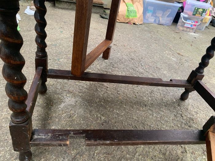 Antique gate leg dining table