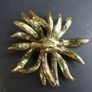 Vintage Gold and Silver Tone Flower Brooch Image 2