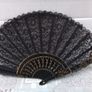 Two black vintage  fans Image 4