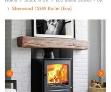 Henley stove with back boiler 12kw