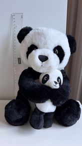 Mommy and baby Panda plush toy