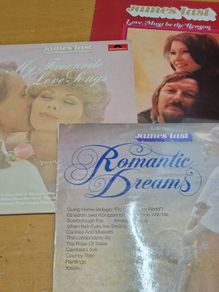 James Last romantic collection of 3 lp vinyls